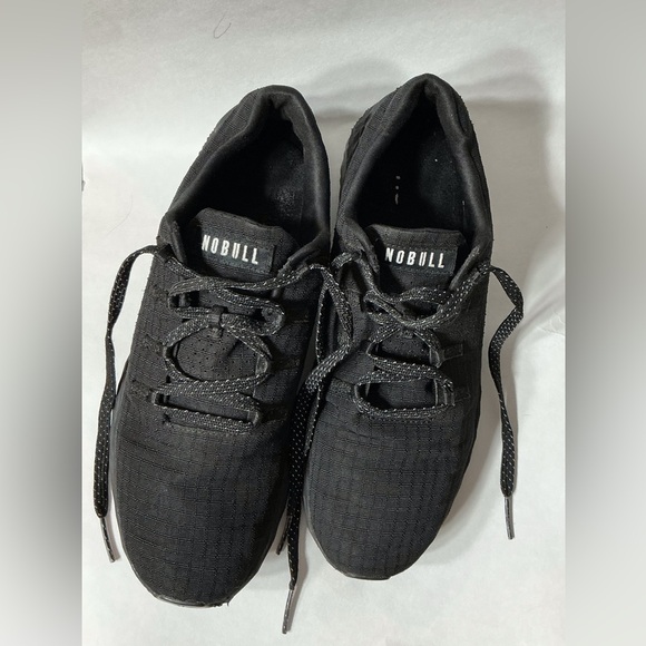 NOBULL Black Allday Ripstop Runner Athletic Shoe/Sneak Mens SZ 7.5 ~ WM SZ 9 - Picture 2 of 13